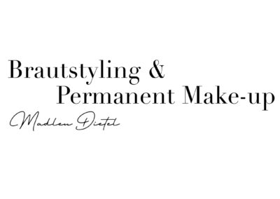 zwei Schriftzüge, Logo für Madlen Dietel, Stylistin mit sehr guten Bewertungen
