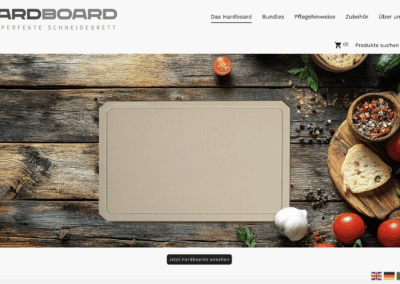 Onlineshop für hochwertige Schneidebretter. Zum Shop: https://hardboard.shop